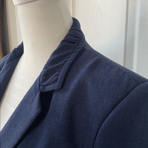 Emilio Pepe Navy Women's Blazer Size 10 - Picture 4 of 12